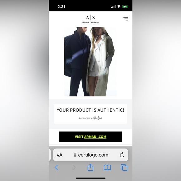 Armani Exchange Capris - Picture 7 of 7